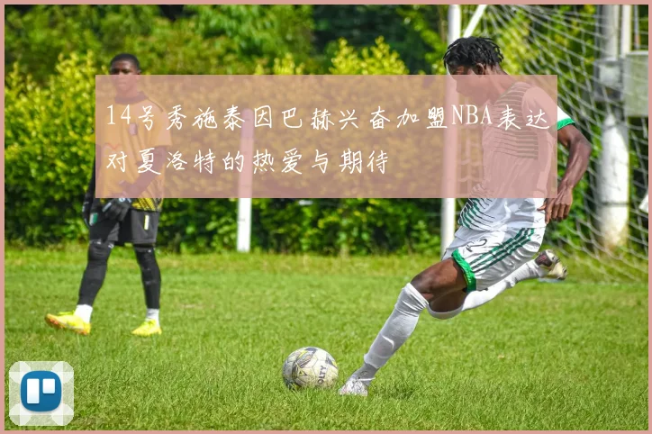 14号秀施泰因巴赫兴奋加盟NBA表达对夏洛特的热爱与期待